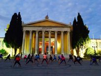 Abendsport in Athen