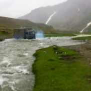 Benz 1120AF Wasserdurchfahrt Kirgisistan M076 - Pereval Kara Buura