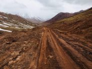 Die Piste Richtung Kirgisistan